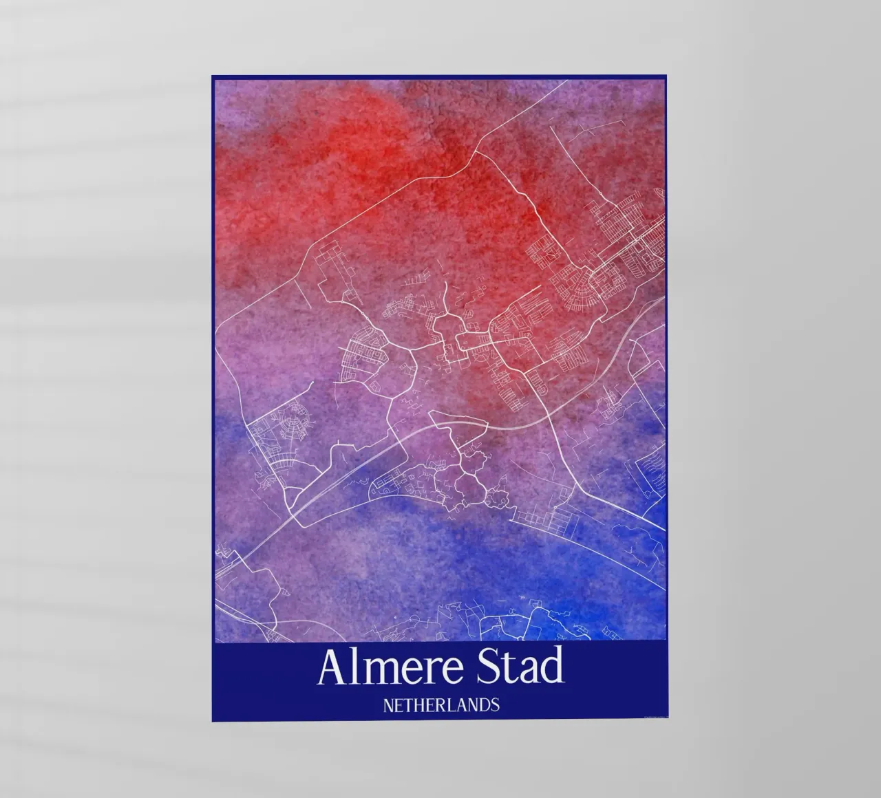 Almere Stad NETHERLANDS pellicola backlit da WorldPrint
