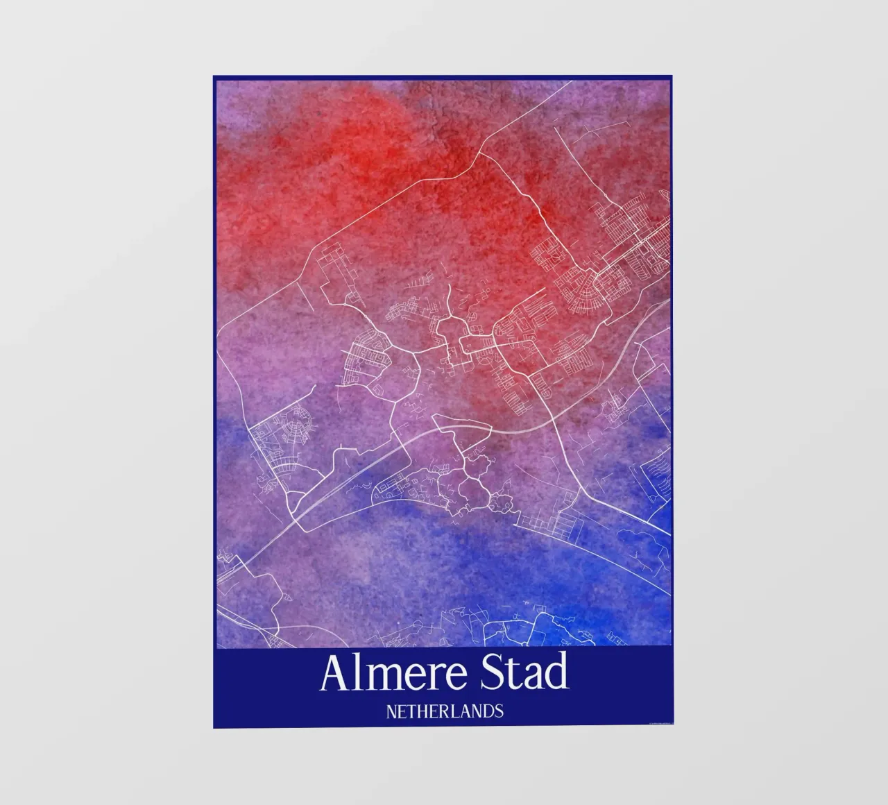 Almere Stad NETHERLANDS pellicola backlit da WorldPrint