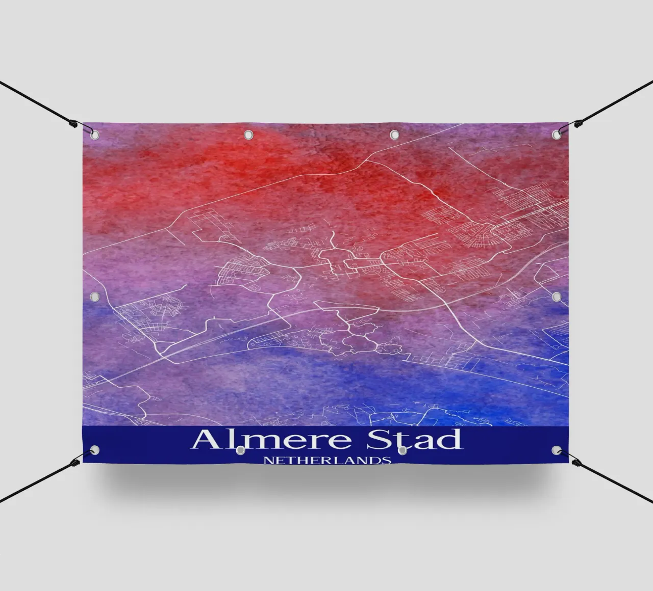 Almere Stad NETHERLANDS telo in pvc da WorldPrint