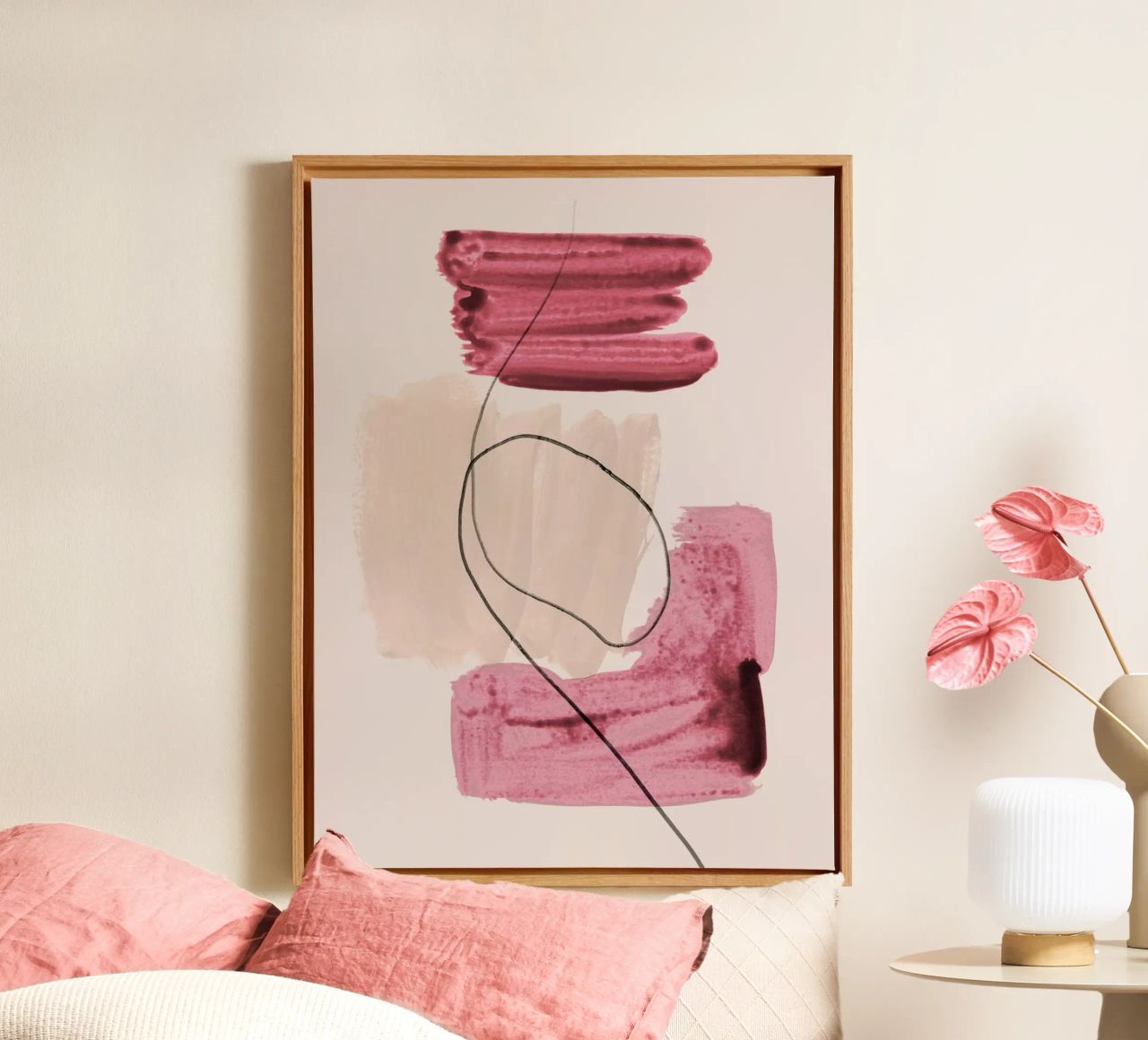 abstract lines and shapes no. 1 tela da IRIS LEHNHARDT FINE ART