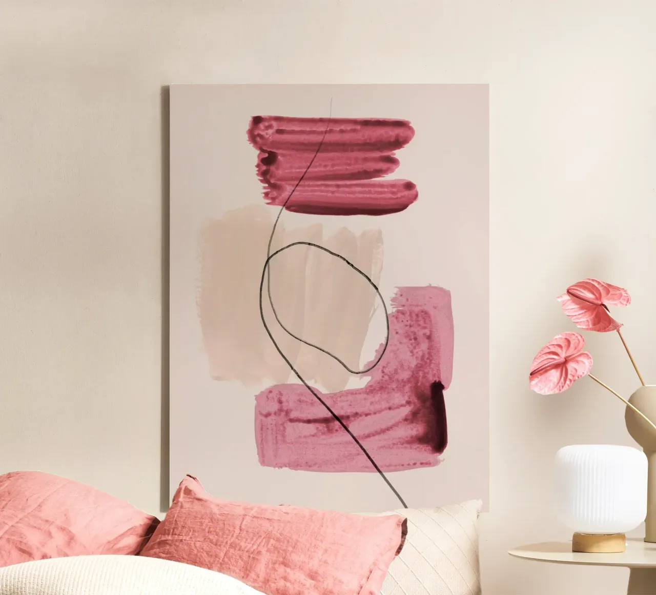 abstract lines and shapes no. 1 tela da IRIS LEHNHARDT FINE ART