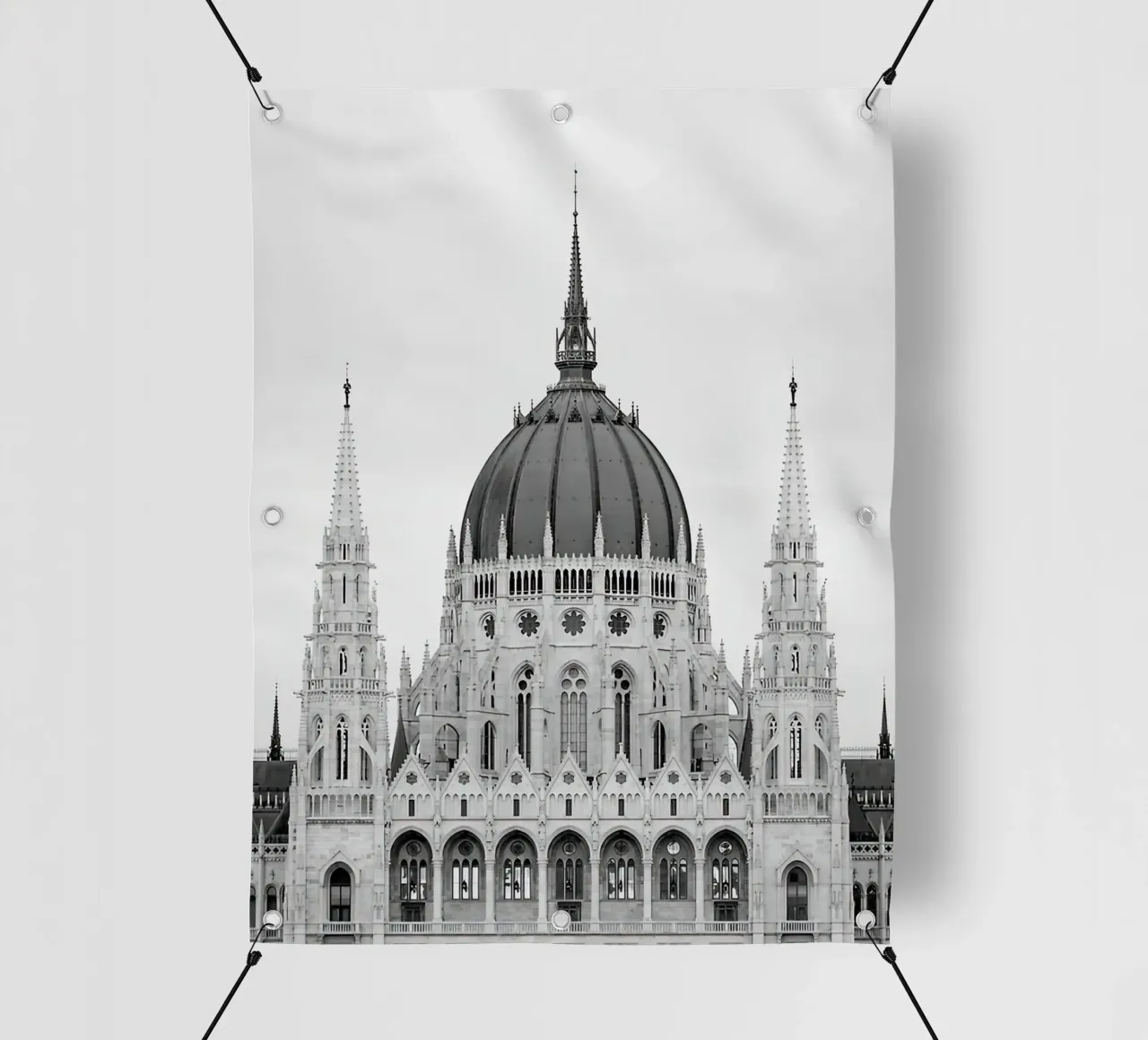 Parlamento di Budapest telo in pvc da Osbaldoart