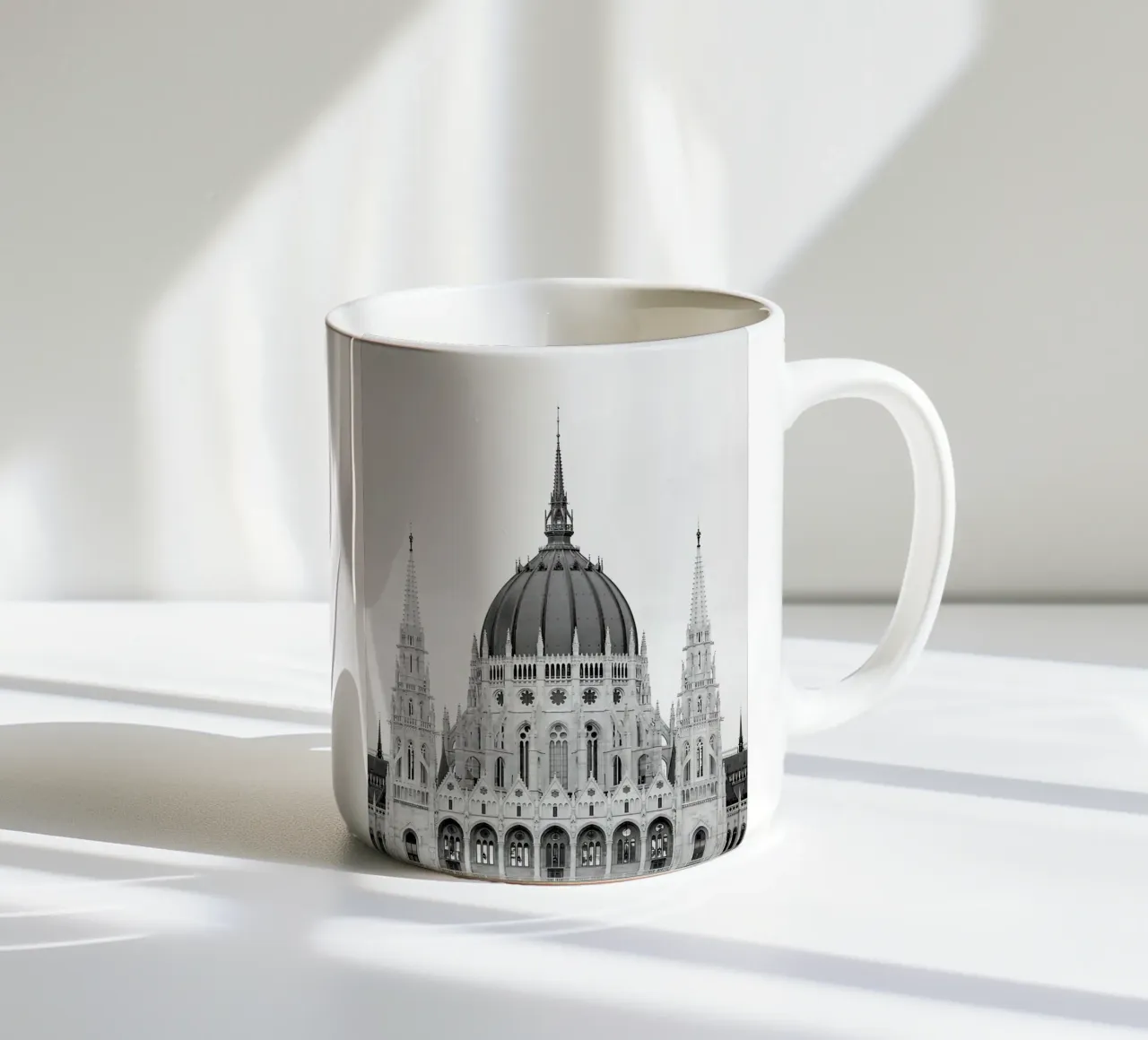 Parlamento di Budapest tazza in ceramica da Osbaldoart
