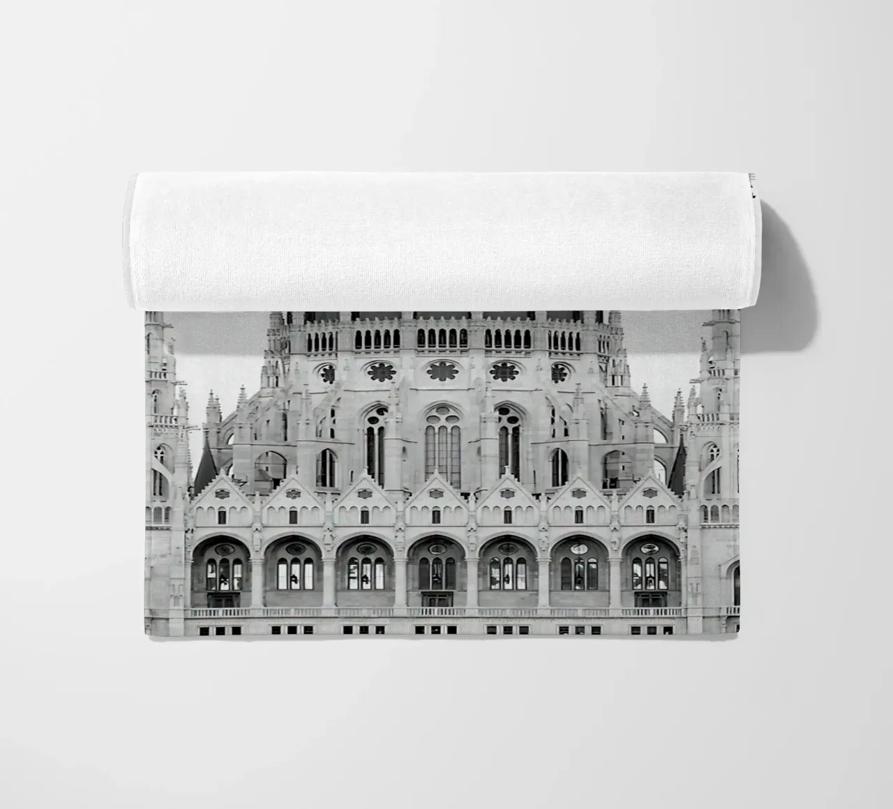 Parlamento di Budapest telo mare da Osbaldoart