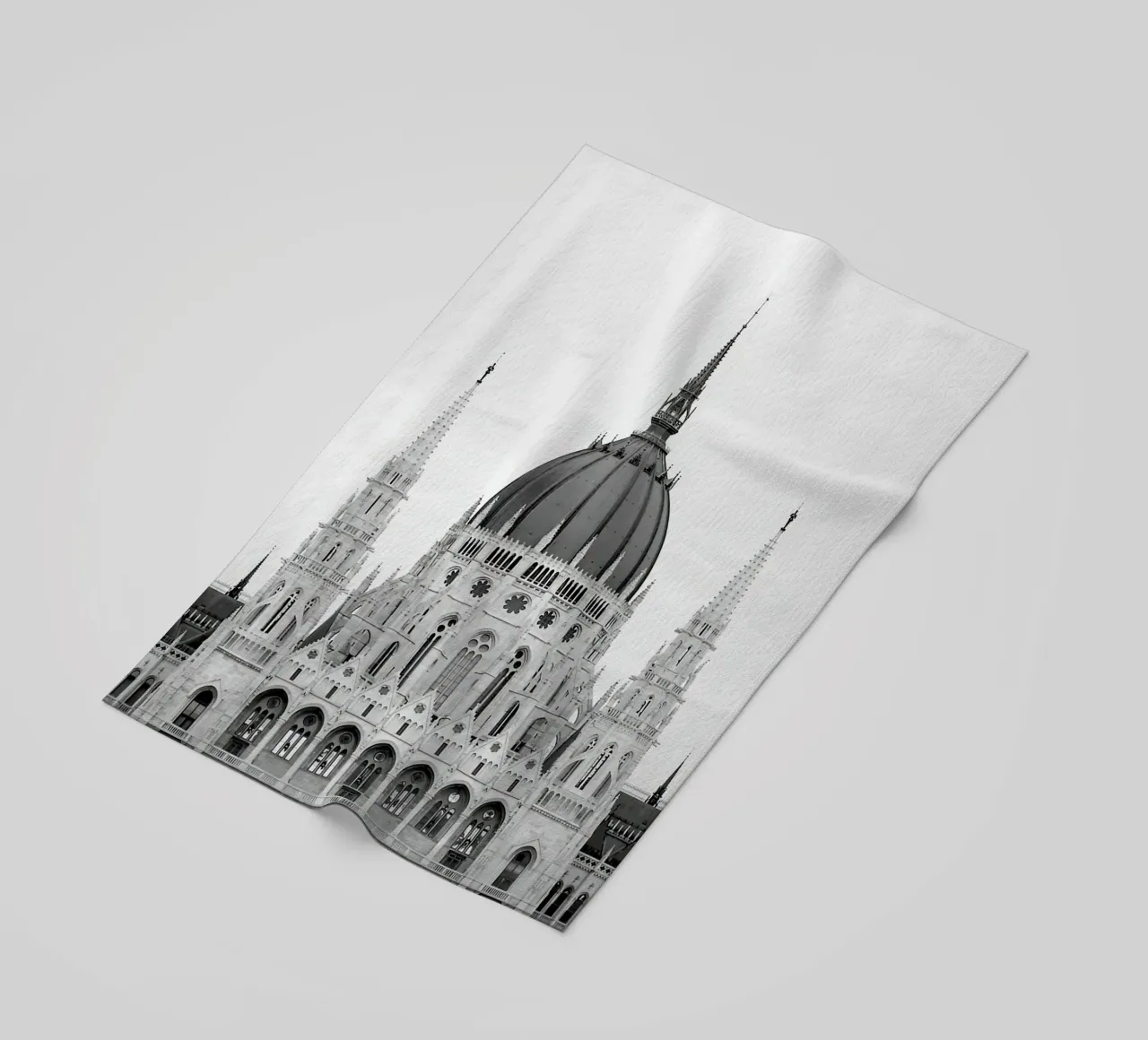 Parlamento di Budapest telo mare da Osbaldoart