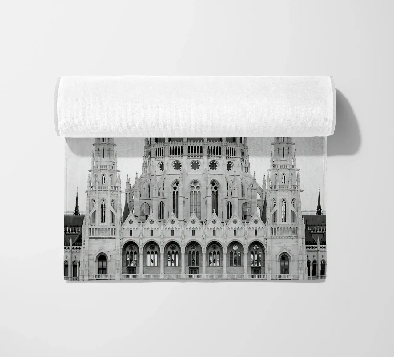 Parlamento di Budapest telo mare da Osbaldoart