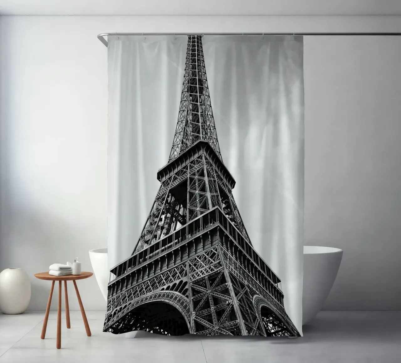 Torre Eiffel Parigi tenda da doccia da Osbaldoart