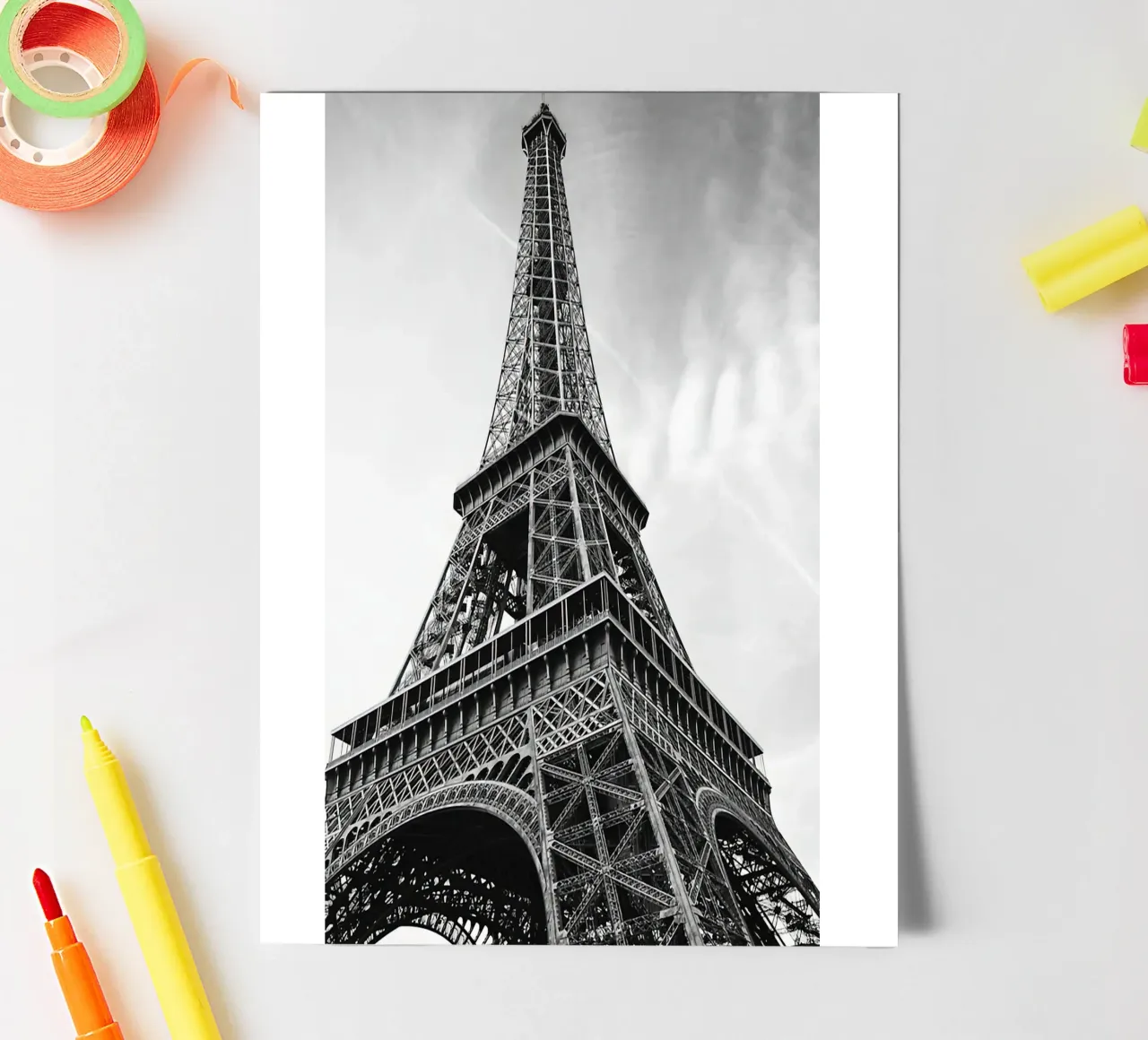 Torre Eiffel Parigi foglio adesivo da Osbaldoart