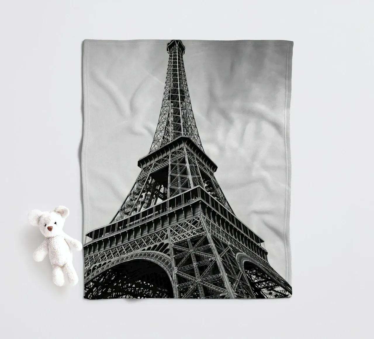 Torre Eiffel Parigi coperta in pile da Osbaldoart