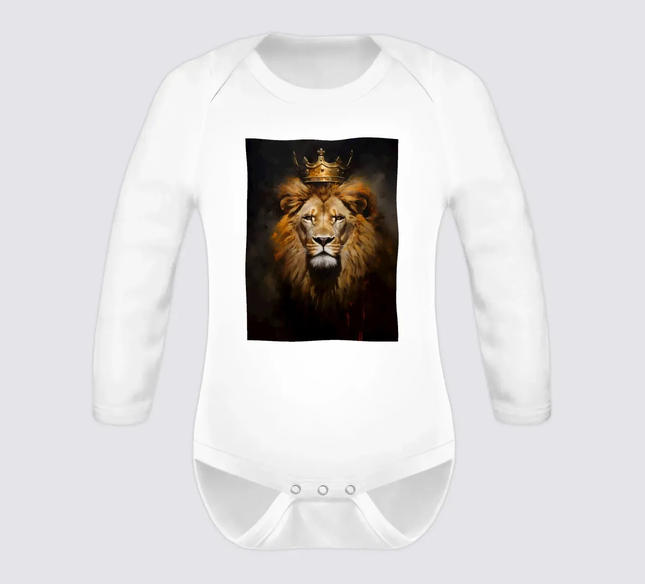 König der Löwen Krone 2 Langarm Babybody von Mateo
