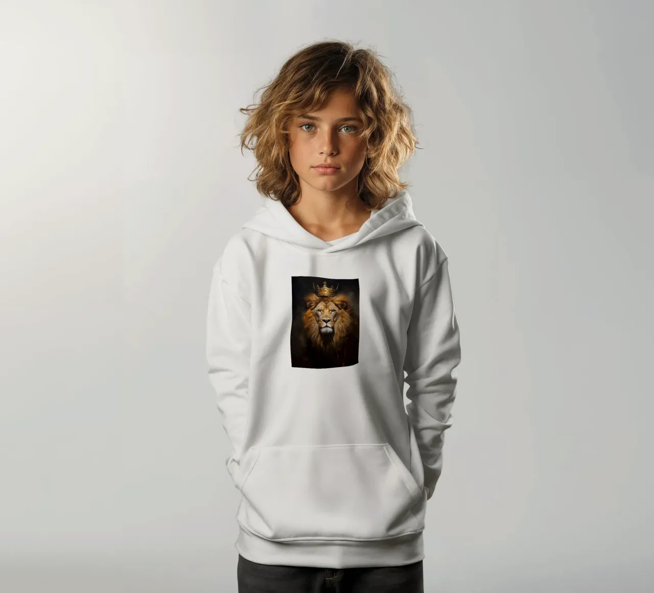 König der Löwen Krone 2 Kinder Hoodie von Mateo