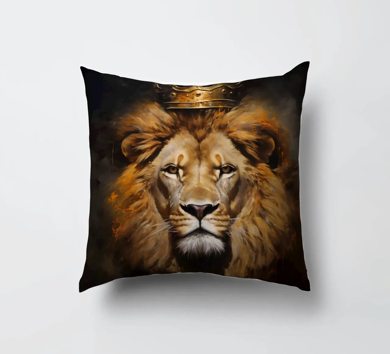 Re Leone Corona 2 cuscino da Mateo