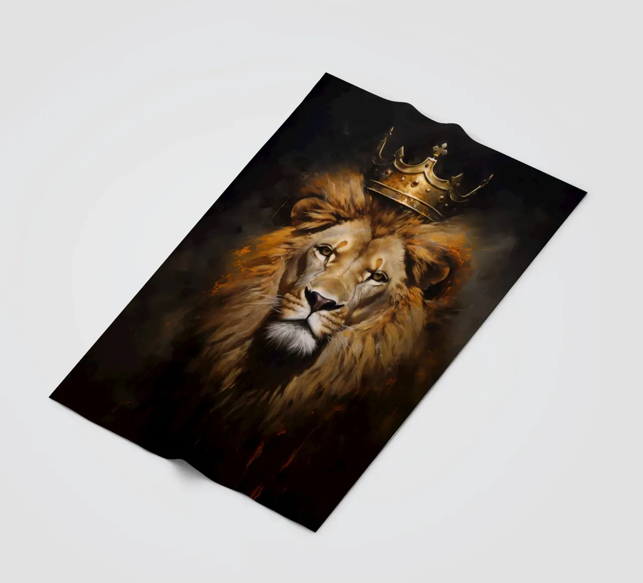Leeuwenkoning Kroon 2 fleecedeken van Mateo