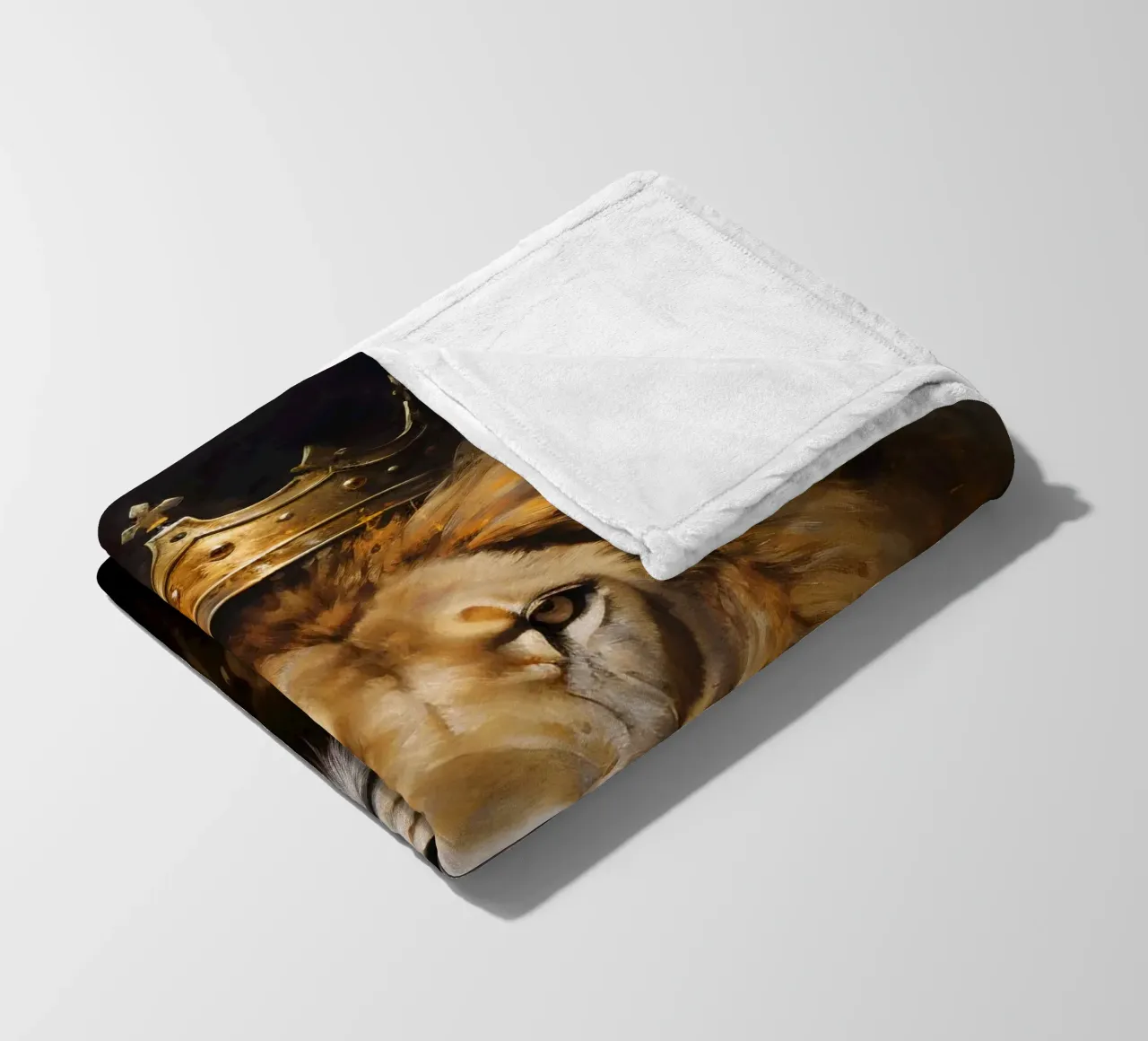 Leeuwenkoning Kroon 2 fleecedeken van Mateo