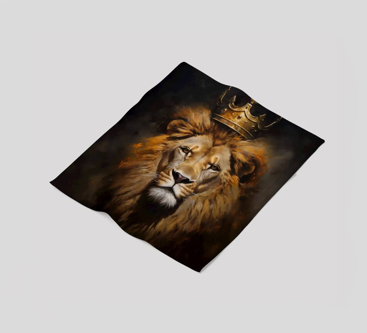 Leeuwenkoning Kroon 2 fleecedeken van Mateo