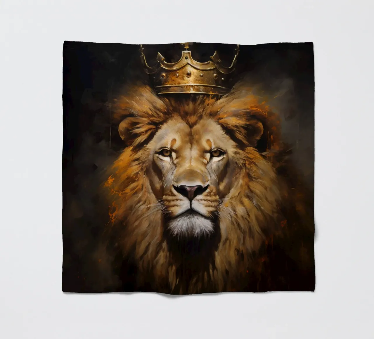 Leeuwenkoning Kroon 2 fleecedeken van Mateo