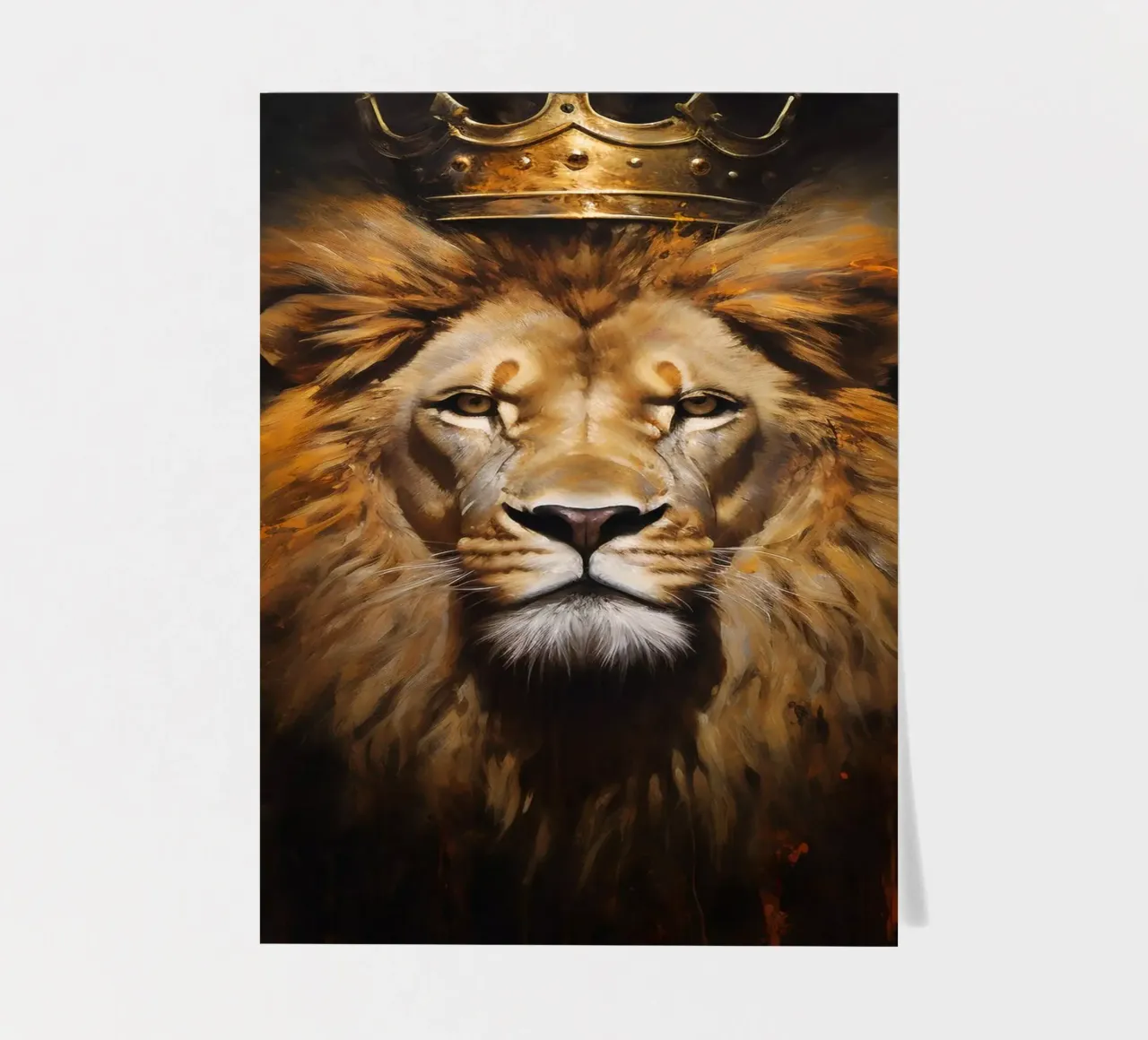 Roi Lion Crown 2 planche autocollant de Mateo