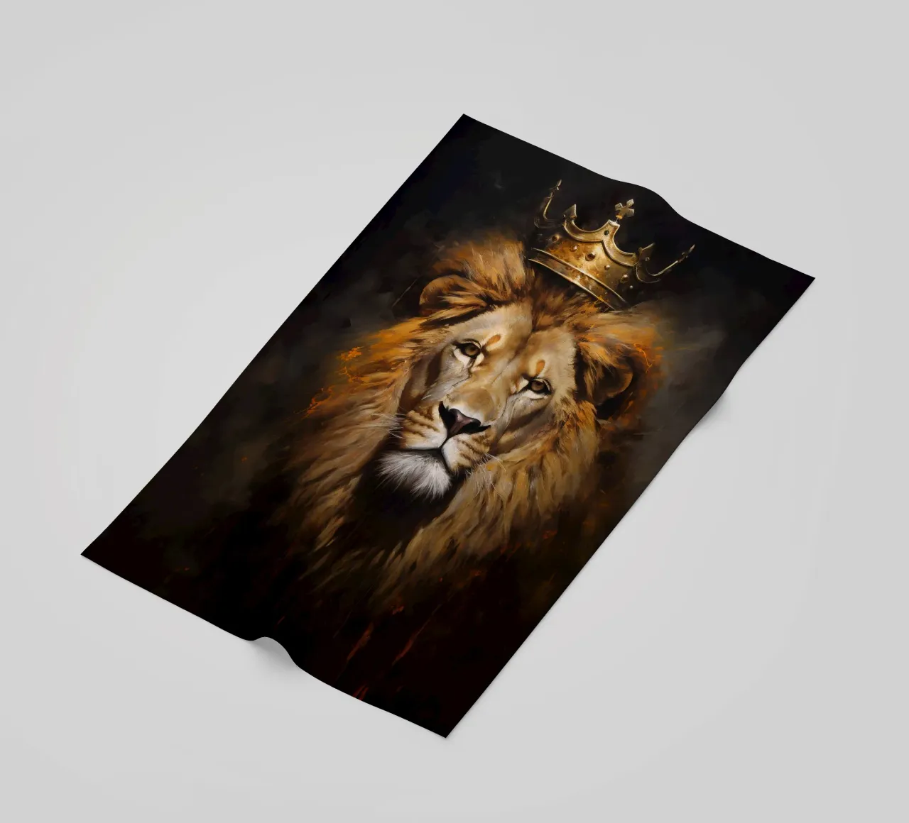 Leeuwenkoning Kroon 2 strandhanddoek van Mateo