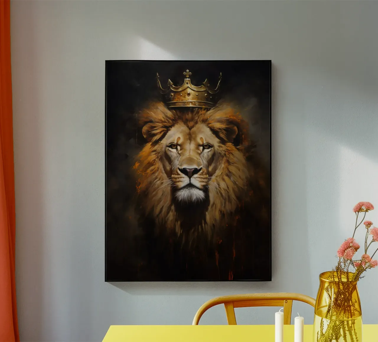 Re Leone Corona 2 plexiglass da Mateo