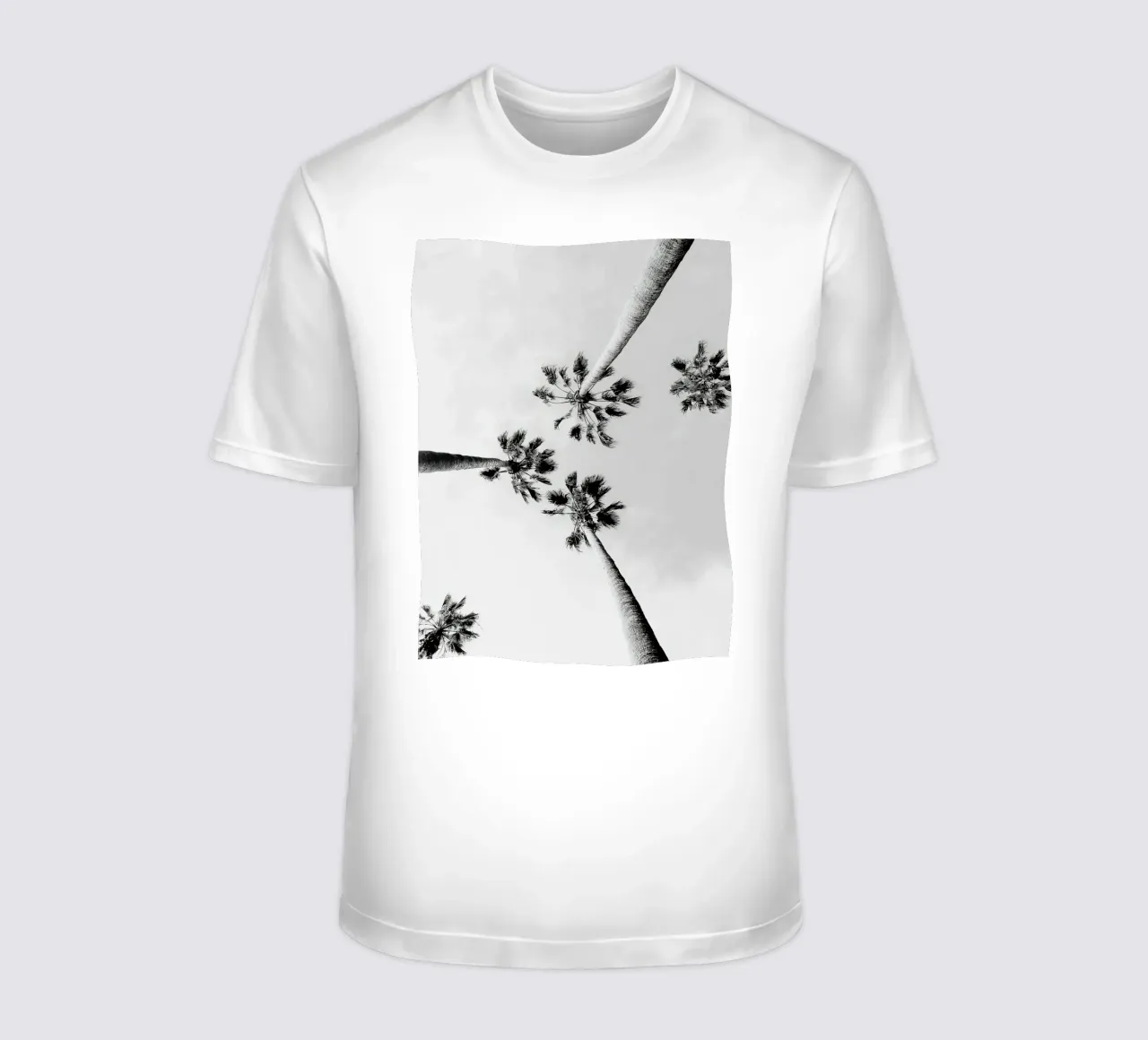 Palme in bianco e nero t-shirt da Black And White