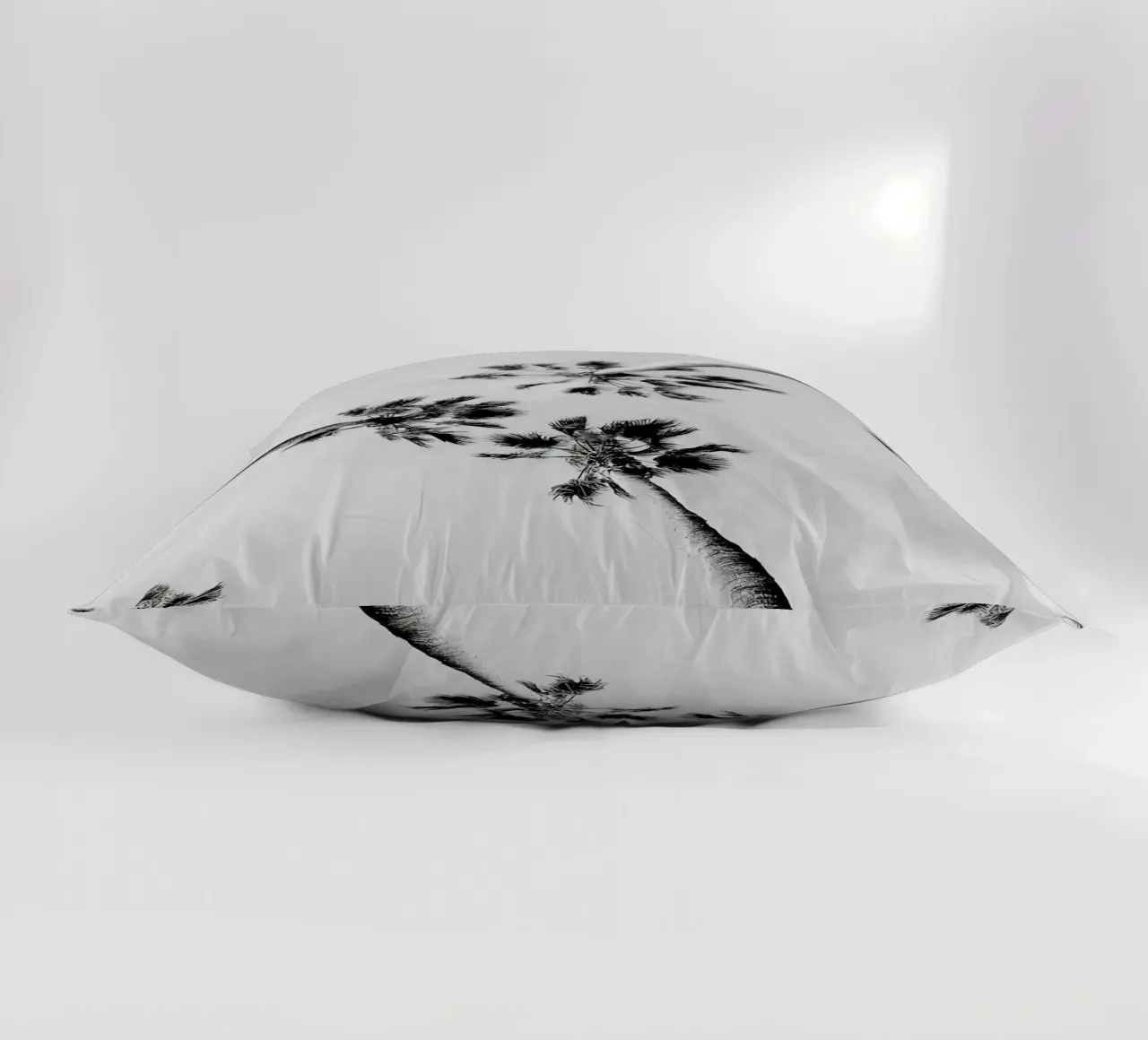 Palme in bianco e nero cuscino da Black And White