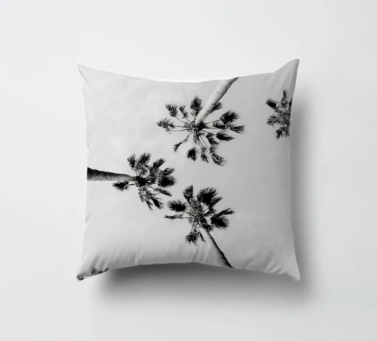 Palme in bianco e nero cuscino da Black And White