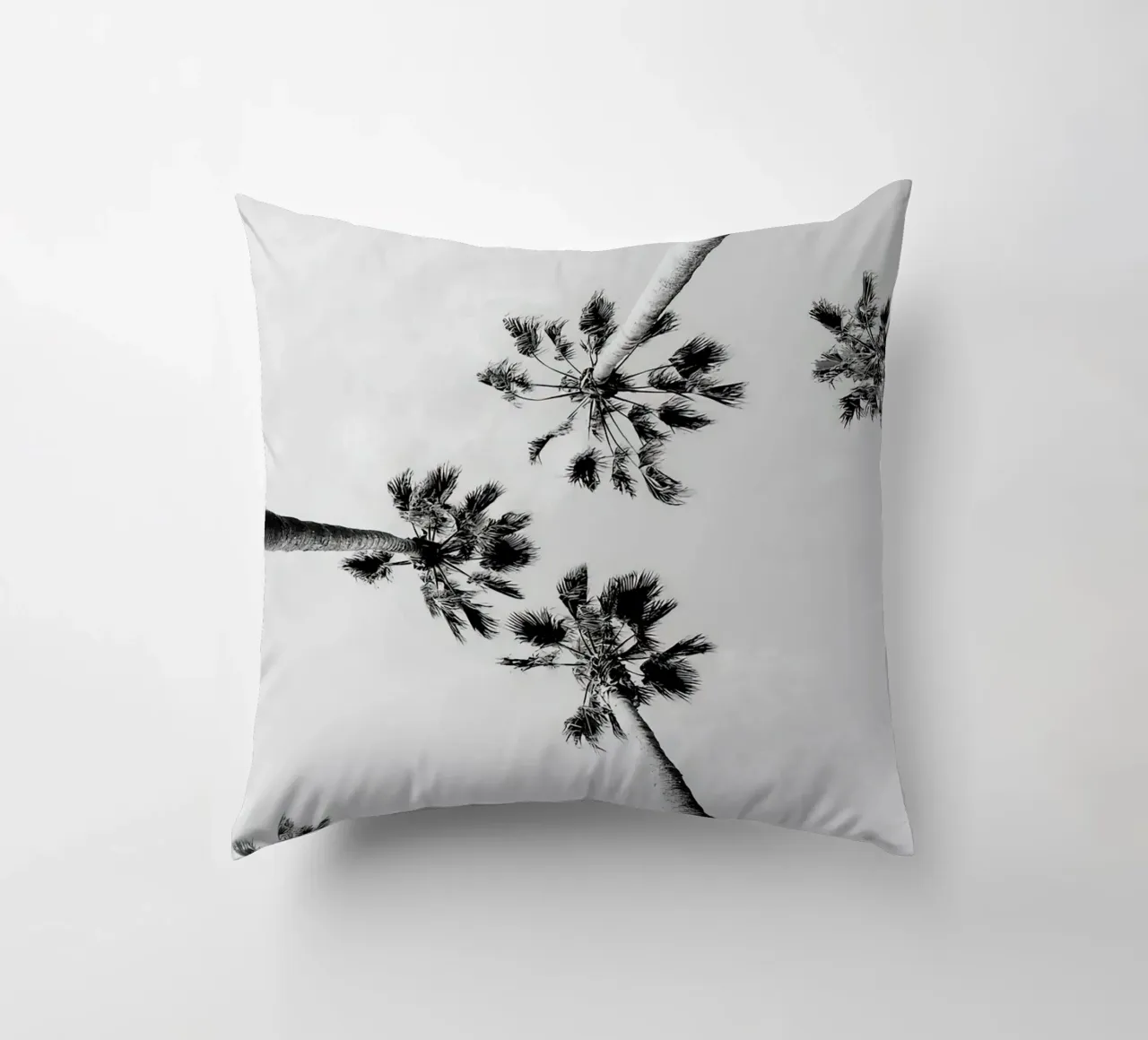 Palme in bianco e nero cuscino da Black And White