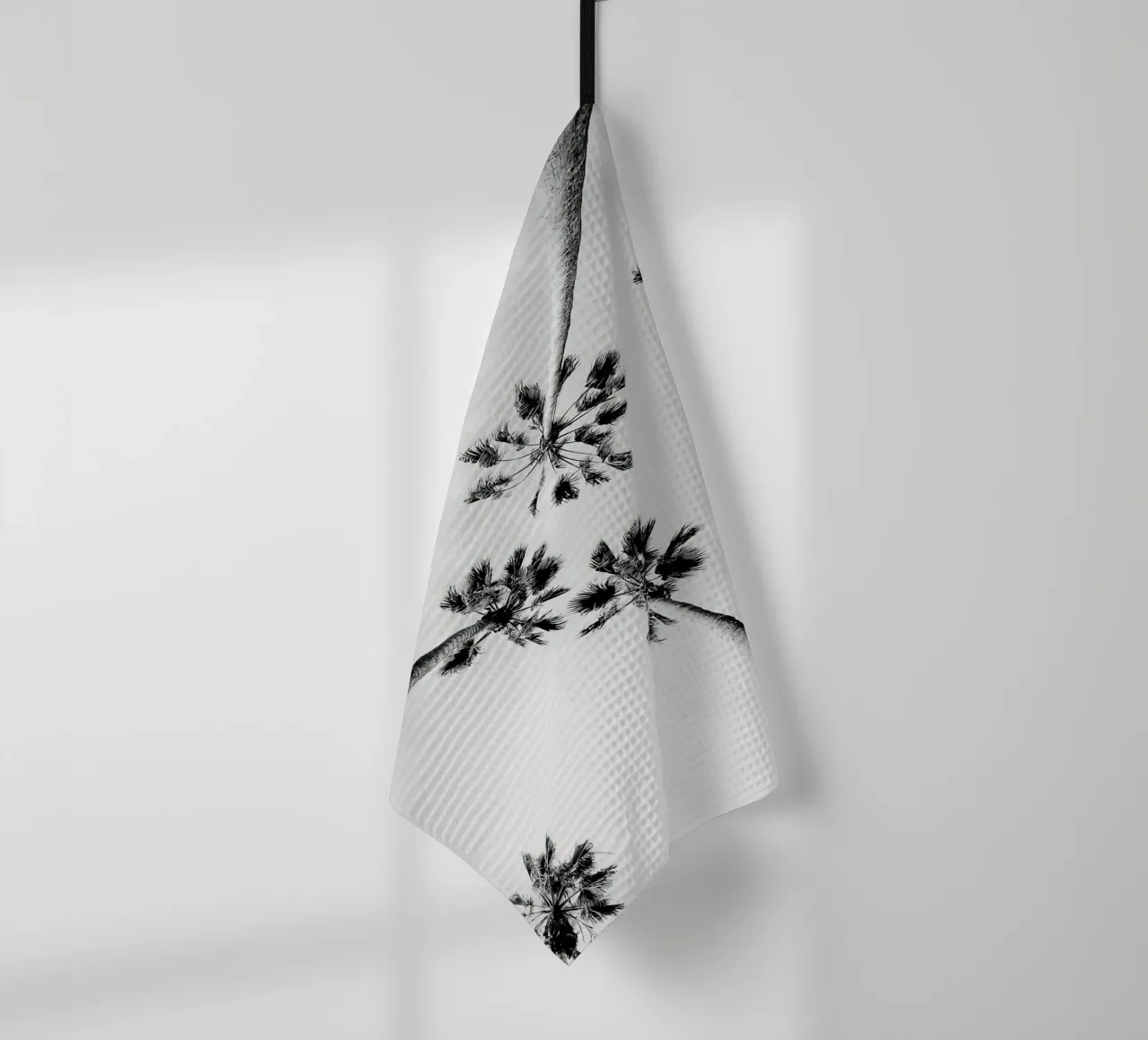 Palme in bianco e nero canovaccio da cucina da Black And White