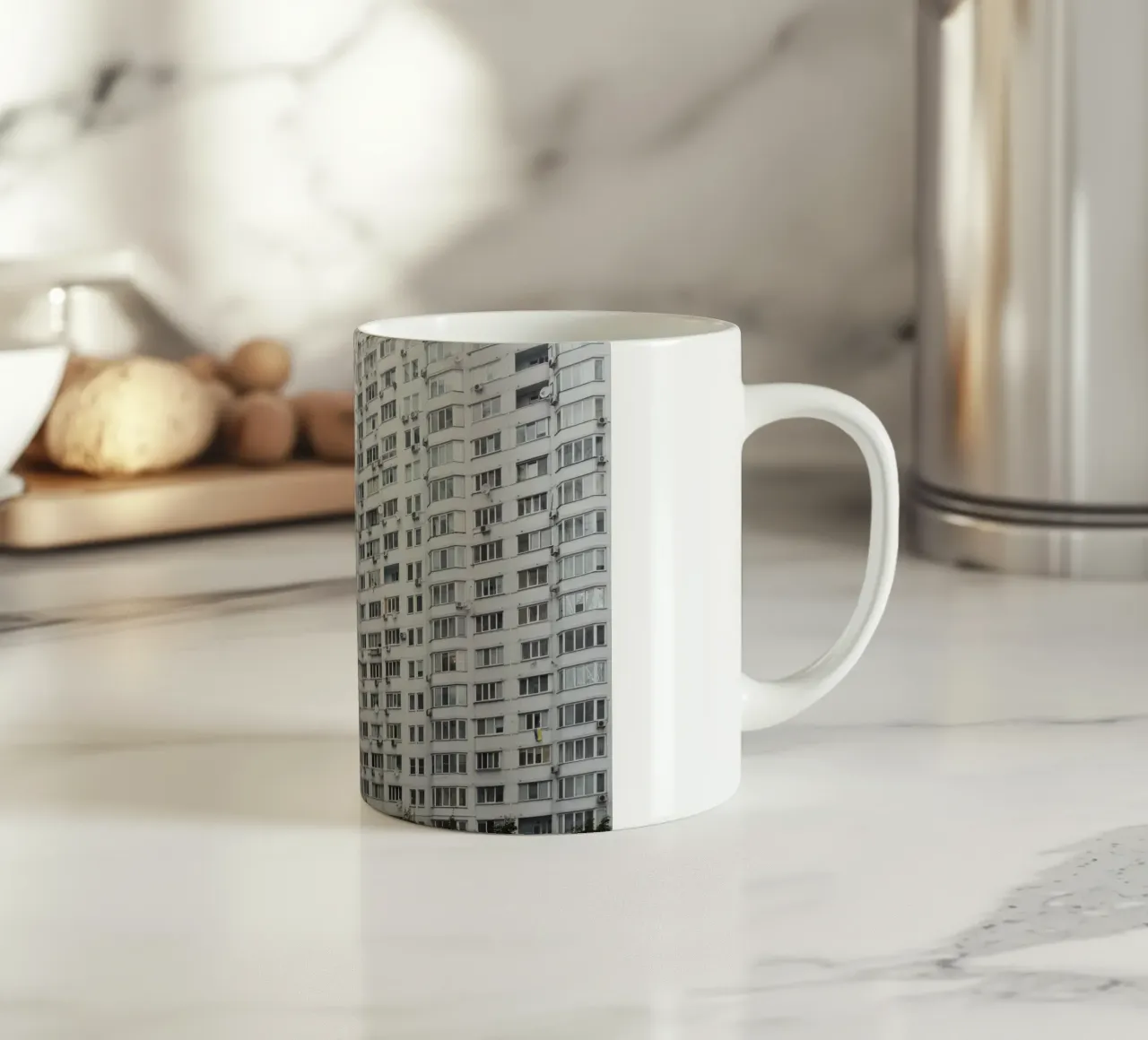 Fronte alta, Kiev, Ucraina tazza in ceramica da Simon Koy
