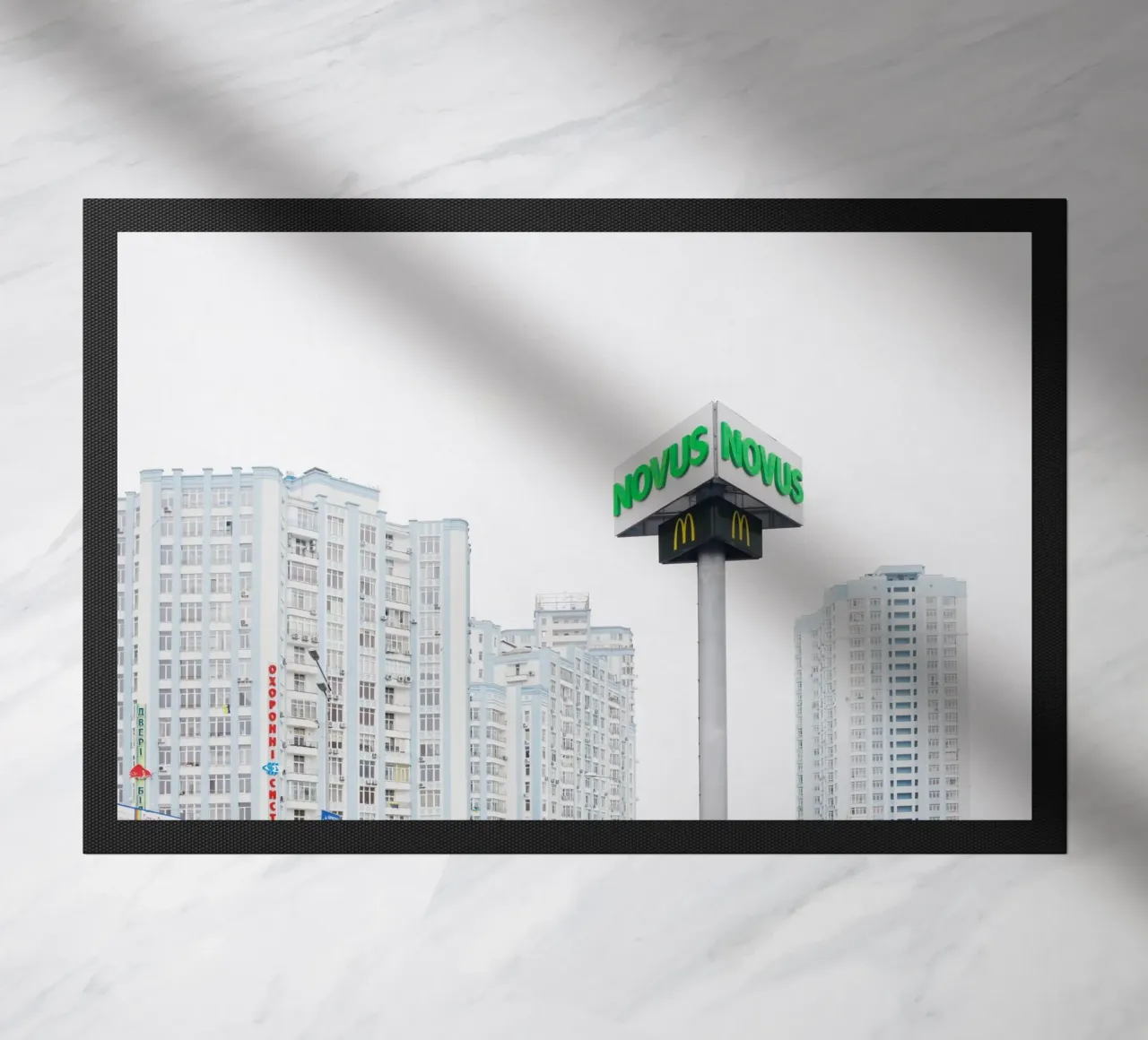 Edifici alti Kyiv, Ucraina zerbino da fotokunst