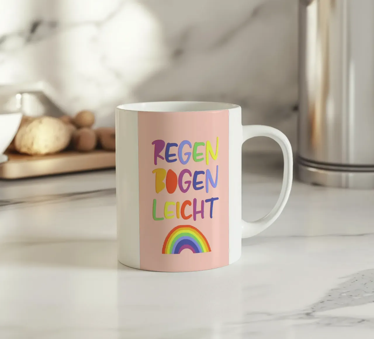 Luce arcobaleno tazza in ceramica da maramirage