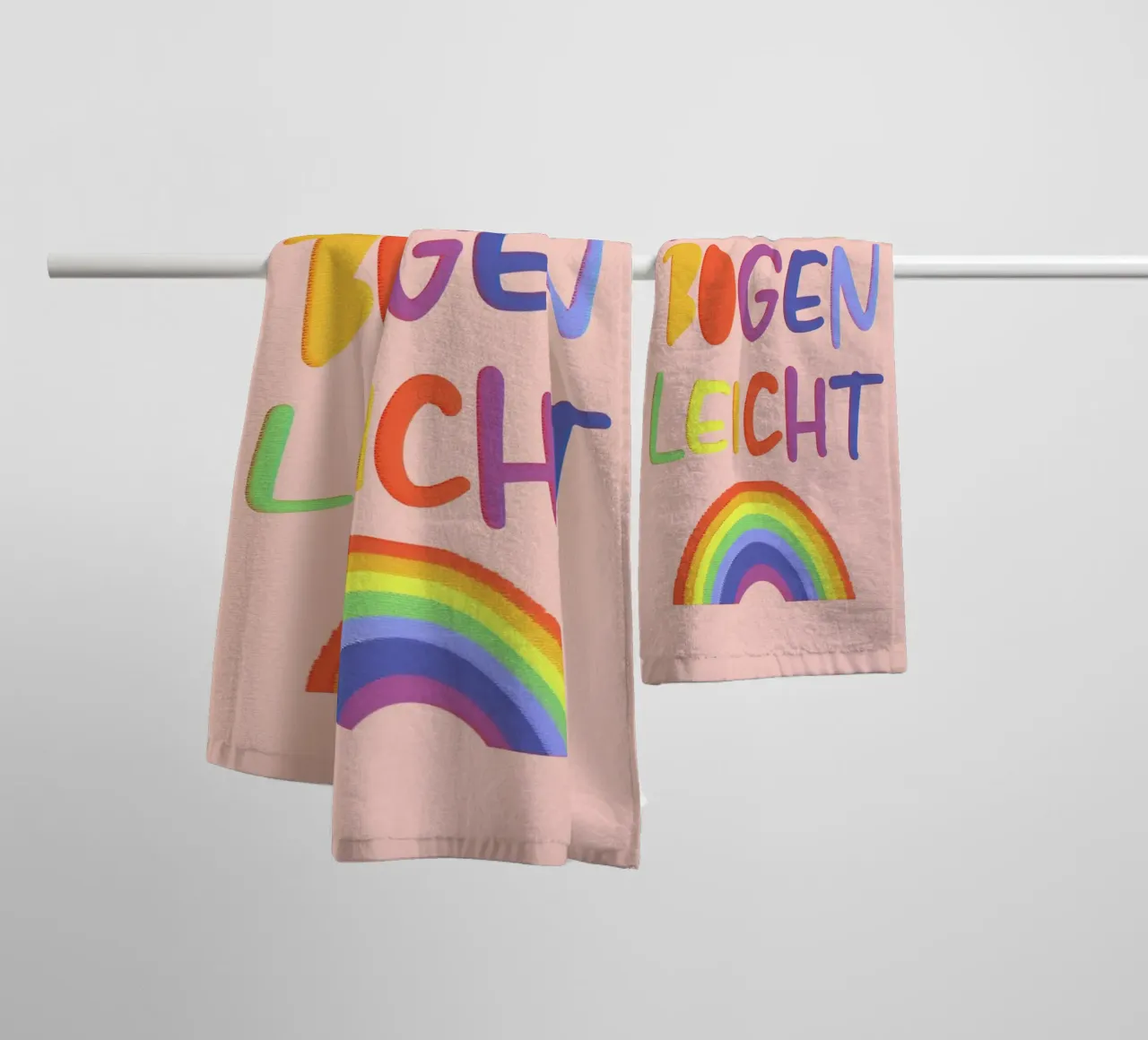 Luce arcobaleno asciugamano da bagno da maramirage