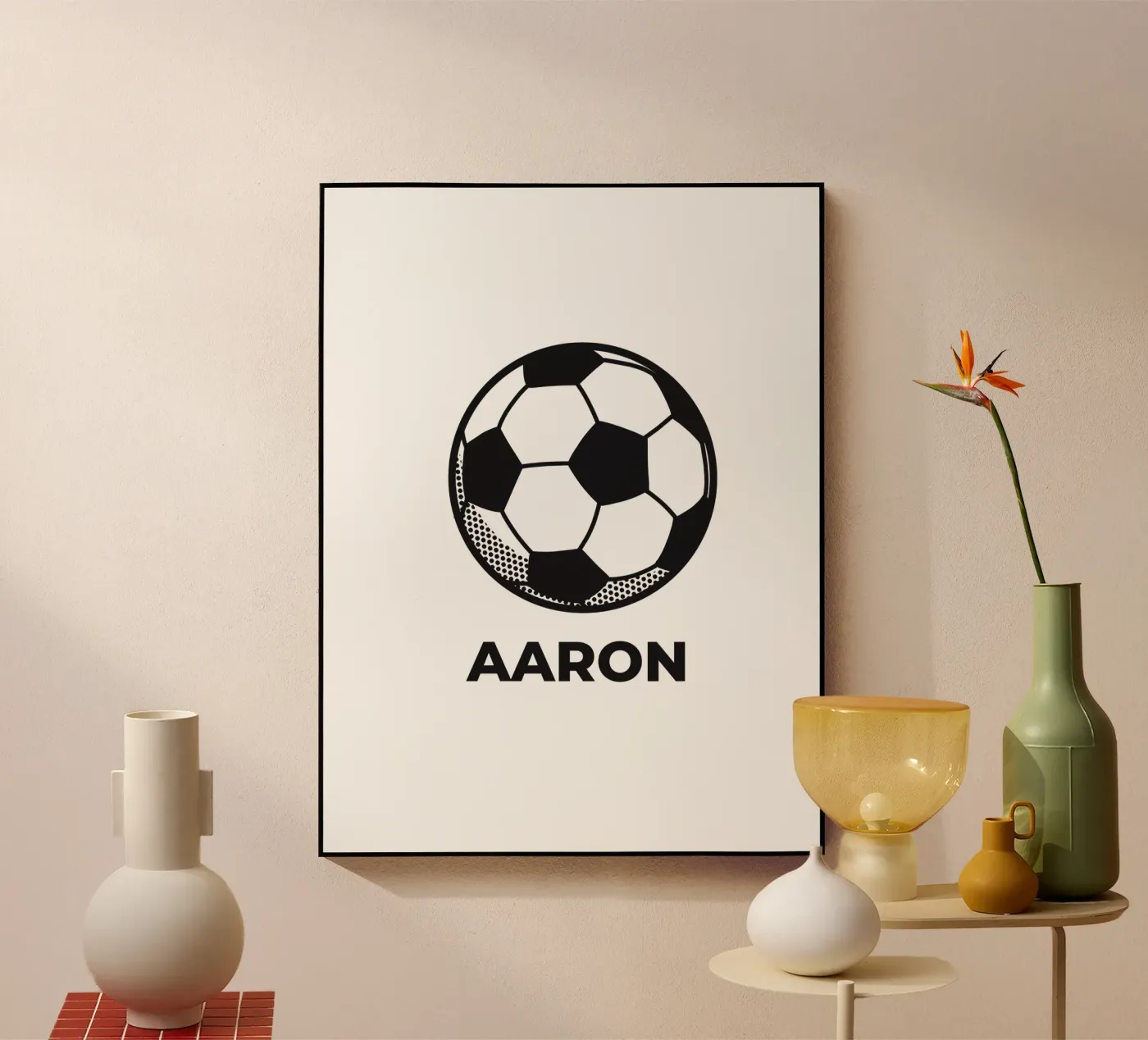 Soccer plexiglass da we line studio - design