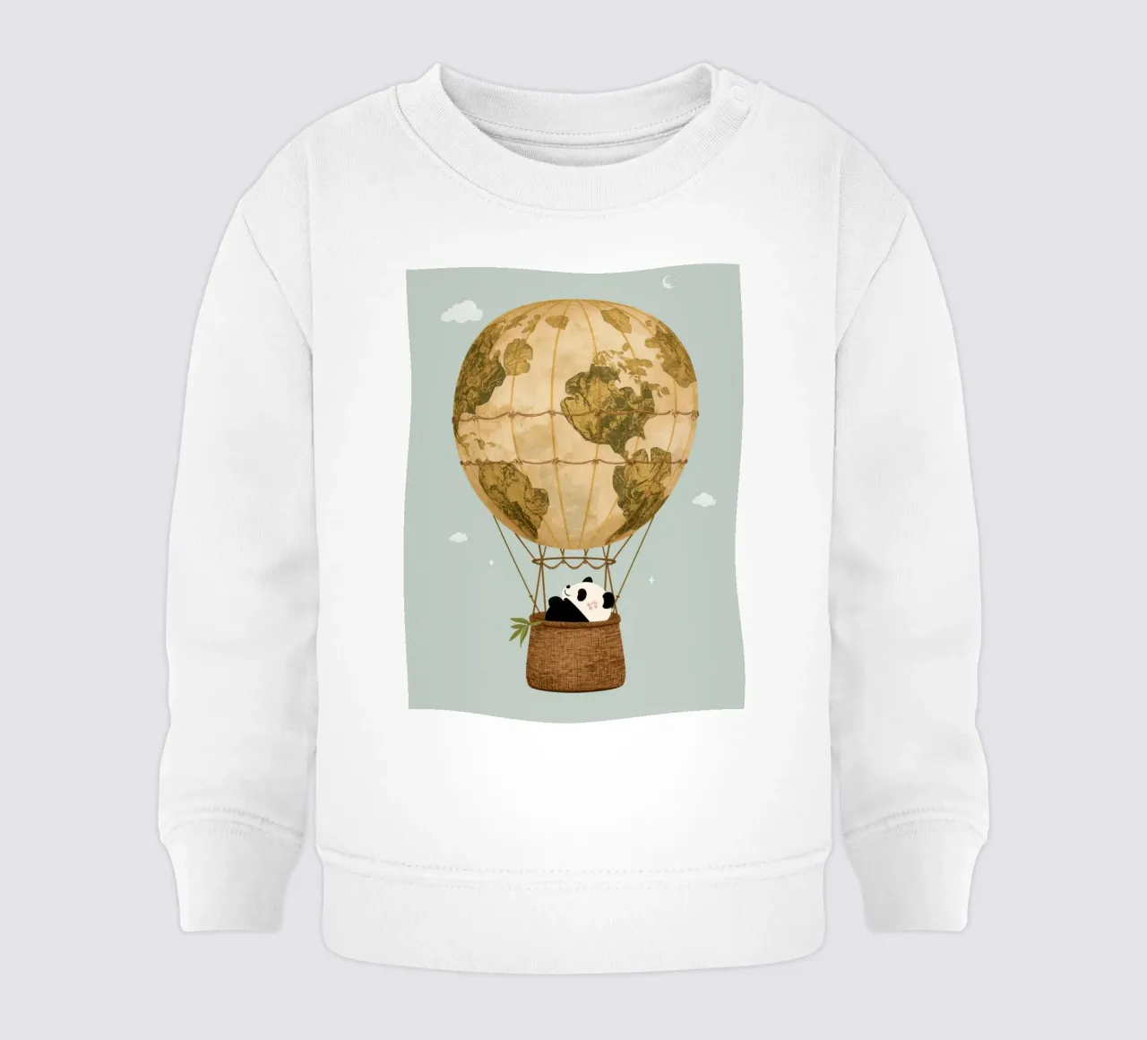 Panda carino in mongolfiera Globe felpa neonato da DesignDoodle
