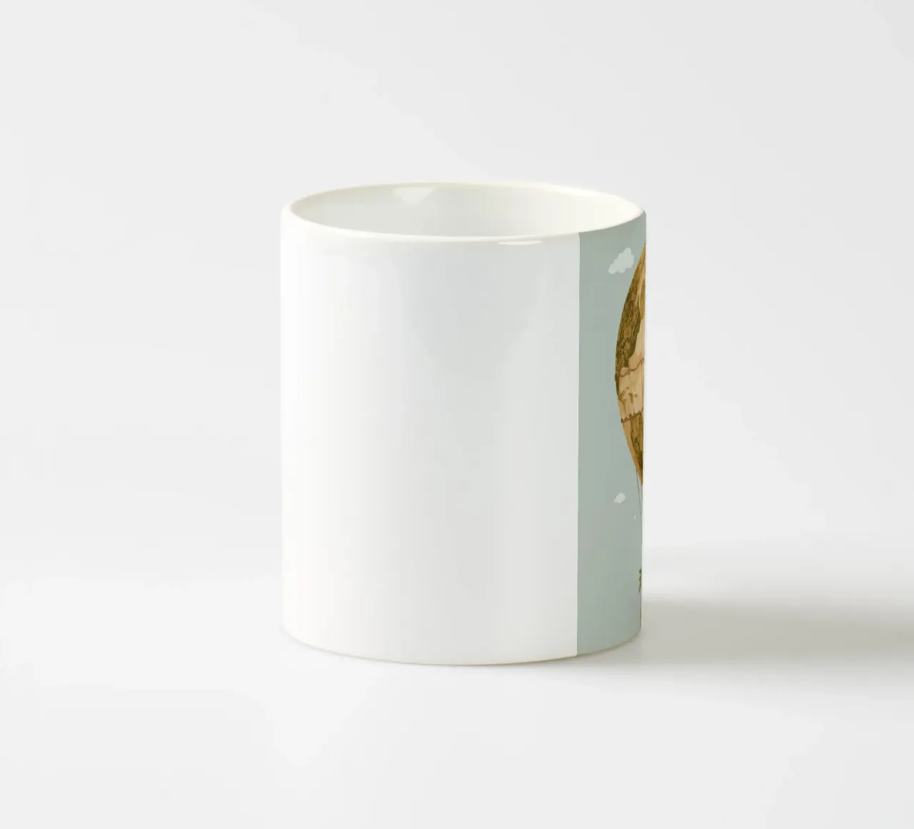 Panda carino in mongolfiera Globe tazza in ceramica da DesignDoodle