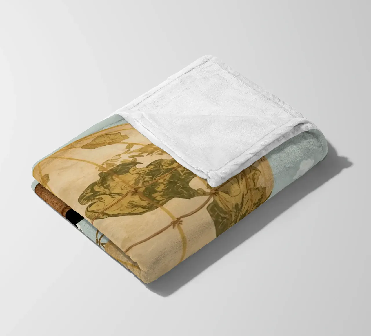 Panda carino in mongolfiera Globe coperta in pile da DesignDoodle