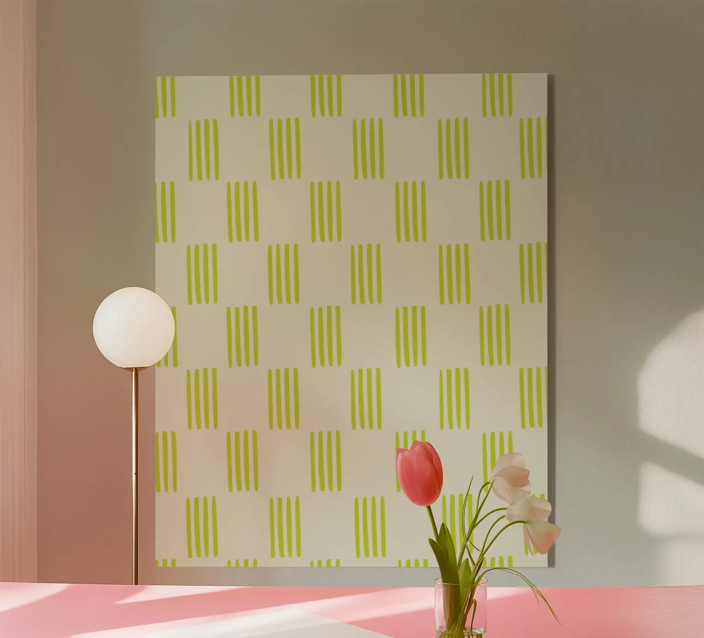 Chartreuse Meterstab Acryl-Glas von Little Dean