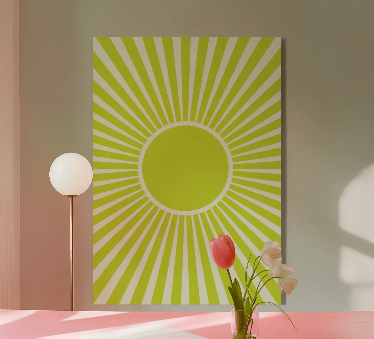 Raggio di sole chartreuse plexiglass da Little Dean
