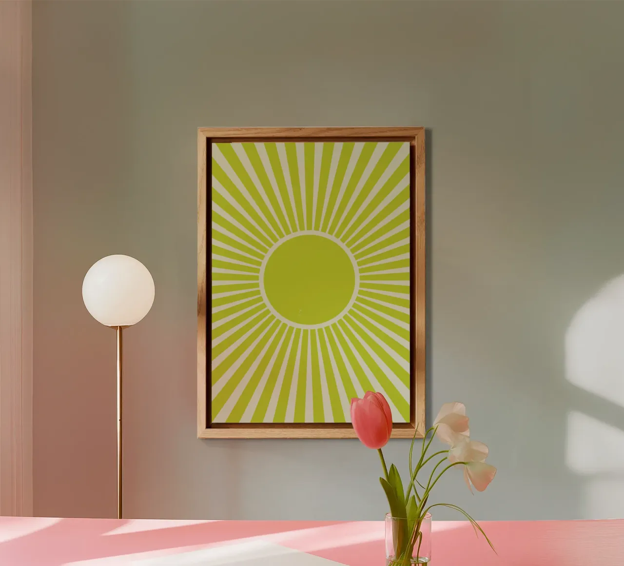 Raggio di sole chartreuse pannello forex da Little Dean