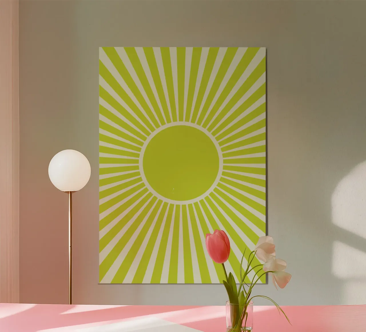 Raggio di sole chartreuse pannello forex da Little Dean