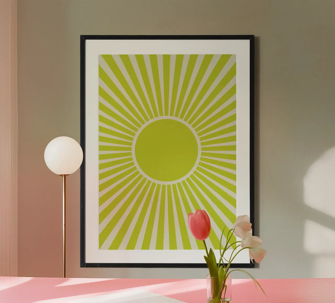 Raggio di sole chartreuse carta hahnemühle da Little Dean