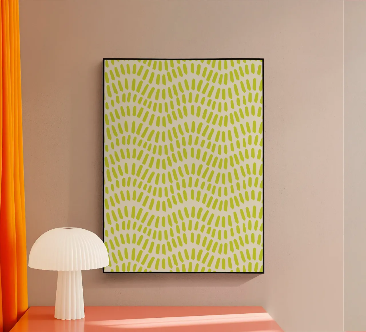 Punto fiore chartreuse plexiglass da Little Dean