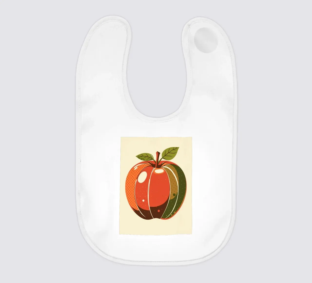 Abstrakte Herbst Apfelernte Babylätzchen von Artistic-shop