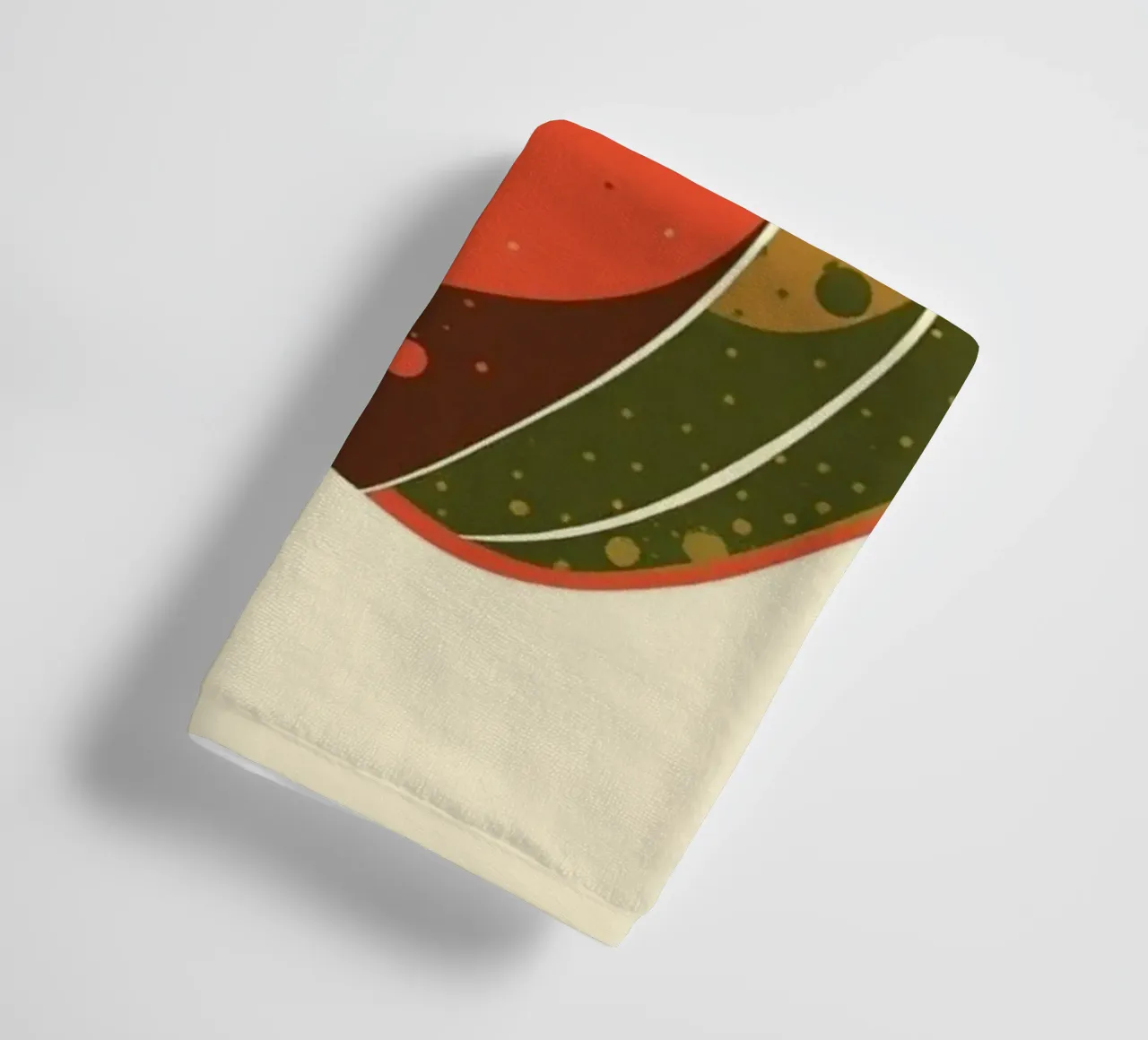 Abstrakte Herbst Apfelernte Handtuch von Artistic-shop