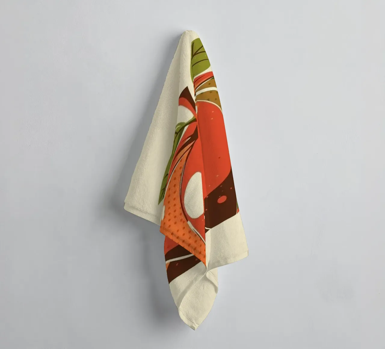Abstrakte Herbst Apfelernte Handtuch von Artistic-shop