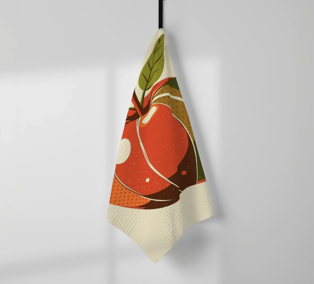 Abstrakte Herbst Apfelernte Geschirrtuch von Artistic-shop