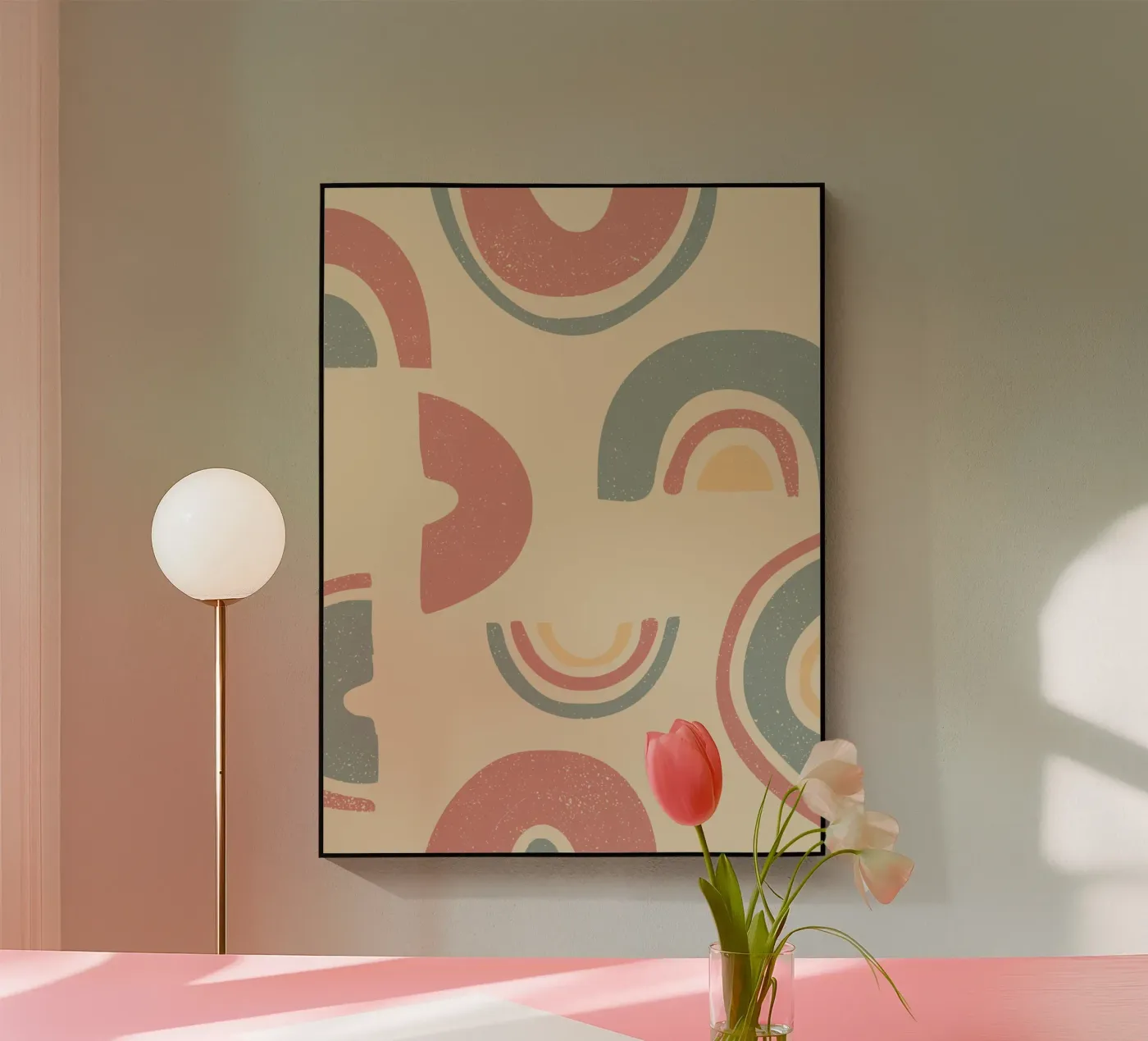 Retro pie pattern Acryl-Glas von Little Dean