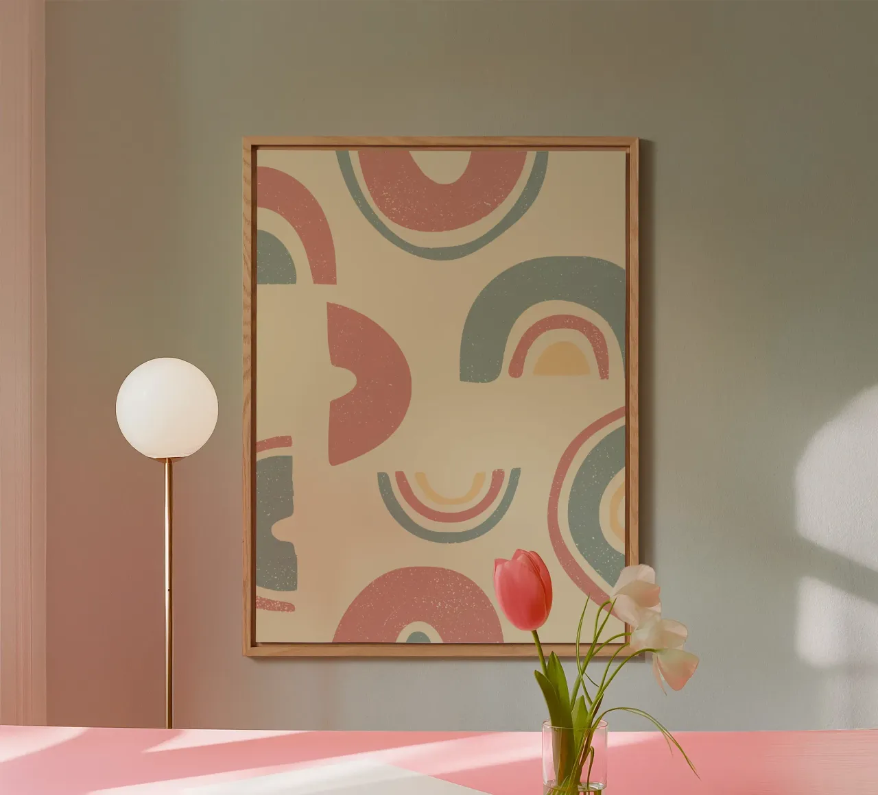 Retro pie pattern alluminio dibond da Little Dean