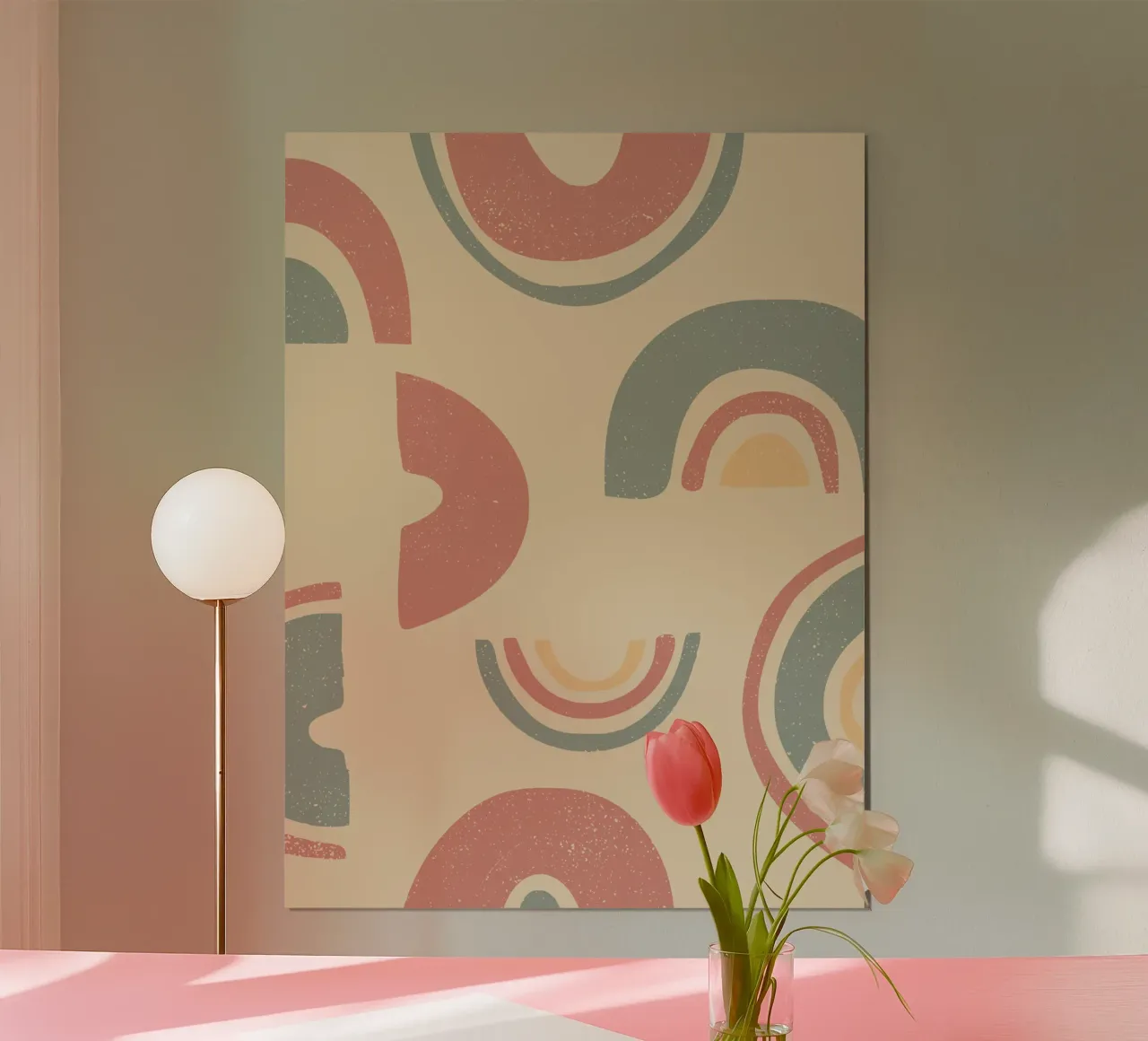 Retro pie pattern poster by Little Dean