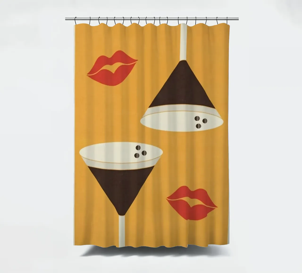 Bere caffè caldo tenda da doccia da Cocktail Drink